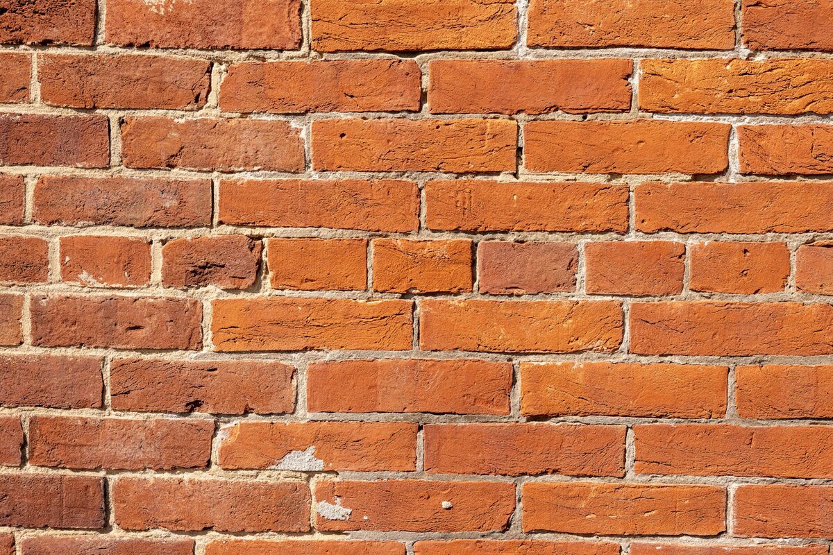 Lime mortar in brickwork